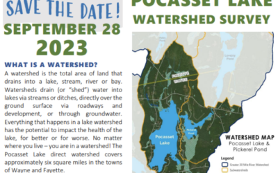 Save the Date: Pocasset Lake Watershed Survey September 28th