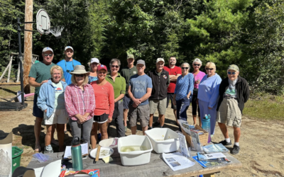 New Volunteers Trained on Pocasset Lake