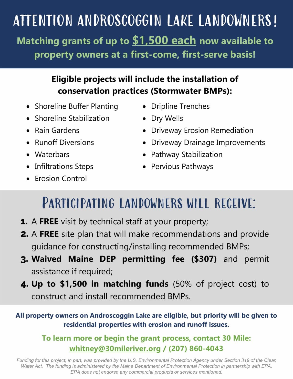 Residential Cost-Share Project Flier May 2024