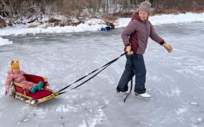 Enjoying the watershed in winter