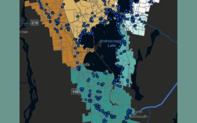 Internship Highlight: Mapping individual septic systems around Androscoggin Lake